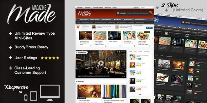 Made – Responsive Review/Magazine Theme – Review