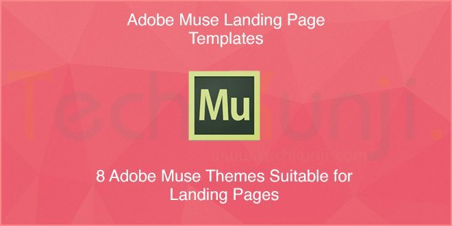 8 Adobe Muse Templates perfect for Landing Pages [2014]
