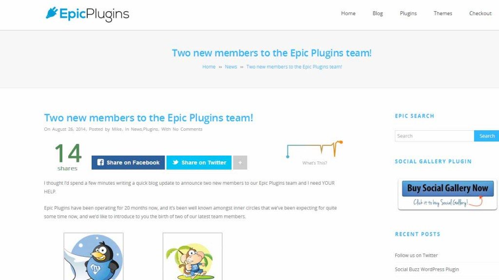 Social Media Sharing Button for WordPress like Mashable with Share Graph - Social Share Plugin